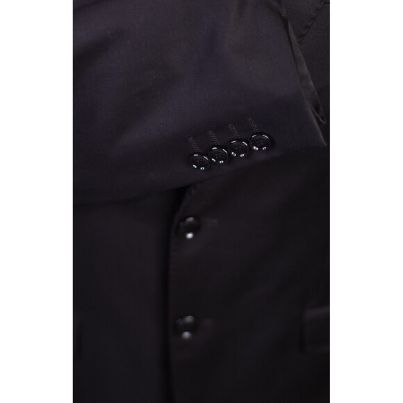 Zara Man Blue Tailored Fit Extra Fine Wool Single Breasted Blazer Jacket Size 42 - Picture 9 of 13